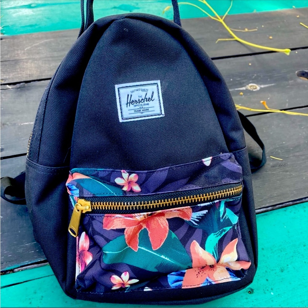 HERSCHEL Nova Small Backpack Summer Floral Black